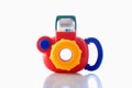 Plastic toy camera Royalty Free Stock Photo