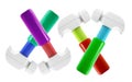 Plastic Toy Hammers Royalty Free Stock Photo