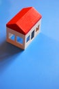 Plastic toy house Royalty Free Stock Photo