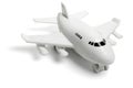 Plastic toy jet plane Royalty Free Stock Photo