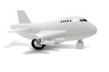 Plastic toy passenger jet plane Royalty Free Stock Photo