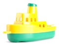 Plastic toy ship Royalty Free Stock Photo