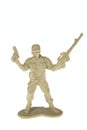 Plastic toy soldier Royalty Free Stock Photo