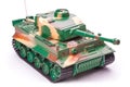 Plastic toy tank Royalty Free Stock Photo