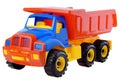 Plastic toy truck Royalty Free Stock Photo