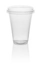 Plastic transparent disposable cup