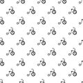 Plastic tricycle pattern seamless vector Royalty Free Stock Photo