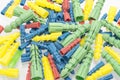 Plastic wall plugs Royalty Free Stock Photo