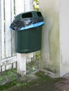 Plastic waste bin