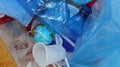 Plastic Waste Pollution Concept Royalty Free Stock Photo