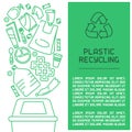 Plastic waste recycling information booklet