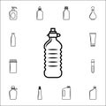 plastic water bottle icon. Bottle icons universal set for web and mobile Royalty Free Stock Photo