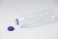 Plastic water bottle isolated on white background Royalty Free Stock Photo
