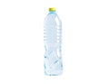 Plastic water bottle isolated on white background with clipping path, mineral, healthy concept Royalty Free Stock Photo