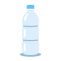 Plastic water bottle vector cartoon Royalty Free Stock Photo