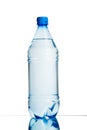 Plastic water bottle. White background Royalty Free Stock Photo