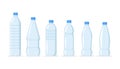 Water bottle set Royalty Free Stock Photo