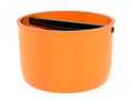 Plastic water container orange color Royalty Free Stock Photo