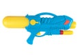 Plastic water gun isolated over white Royalty Free Stock Photo