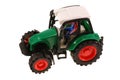 Plastic wheeled tractor toy Royalty Free Stock Photo