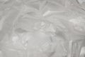 Plastic wihite background. Top view Royalty Free Stock Photo