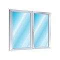 Plastic window icon Royalty Free Stock Photo