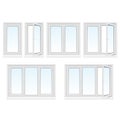 Plastic windows set