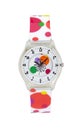 Plastic wrist watch isolated with clipping path