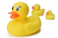 Plastic yellow duck toy Royalty Free Stock Photo