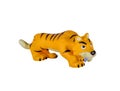 Plastic yellow toy, Smilodon.