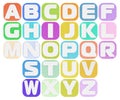 Plasticine alphabet