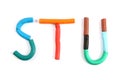 Plasticine alphabet