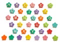 Plasticine cute alphabet