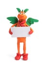 Plasticine dragon Royalty Free Stock Photo