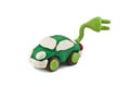 Plasticine environmentally friendly car