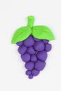 Plasticine grape.