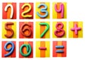 Plasticine numbers