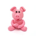 Plasticine pig