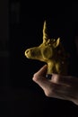 Plasticine sculpture Unicorn