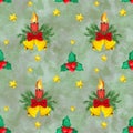 Plasticine seamless Christmas colorful seamless pattern