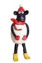 Plasticine sheep Royalty Free Stock Photo