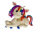 Plasticine Unicorn Royalty Free Stock Photo