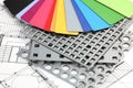 Plastics, perforated metal & plan