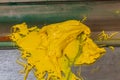 yellow color of plastisol ink