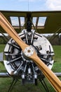 British biplane aircraft from First World War Sopwith Strutter replica Royalty Free Stock Photo