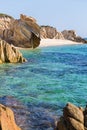 Platanitsi beach in Sarti Greece Royalty Free Stock Photo