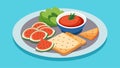 A plate of assorted crackers and spreads including herbed goat cheese fig jam and roasted red pepper dip for a flavorful Royalty Free Stock Photo