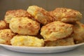 Plate of Cheddar Biscuits