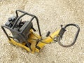 Plate compactor Royalty Free Stock Photo