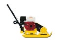 Plate compactor. Royalty Free Stock Photo